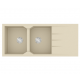 Νεροχύτης Γρανιτένιος Ένθετος Sanitec Ultra Granite 800 116 2B 1D (116X50) Ocra Βαρέως Τύπου με 2 Γούρνες και Μαξιλάρι Νεροχύτης Γρανιτένιος Ένθετος Sanitec Ultra Granite 800 116 2B 1D (116X50) Ocra Βαρέως Τύπου με 2 Γούρνες και Μαξιλάρι